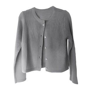 NIA Ariana Cardigan S/M Gray Button Up Classic NWT Brand new!Still in packaging